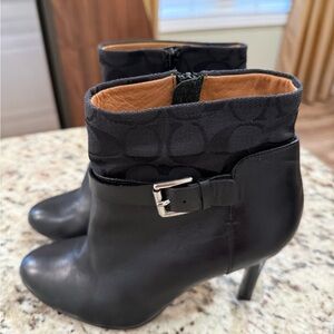 Coach Logo Booties